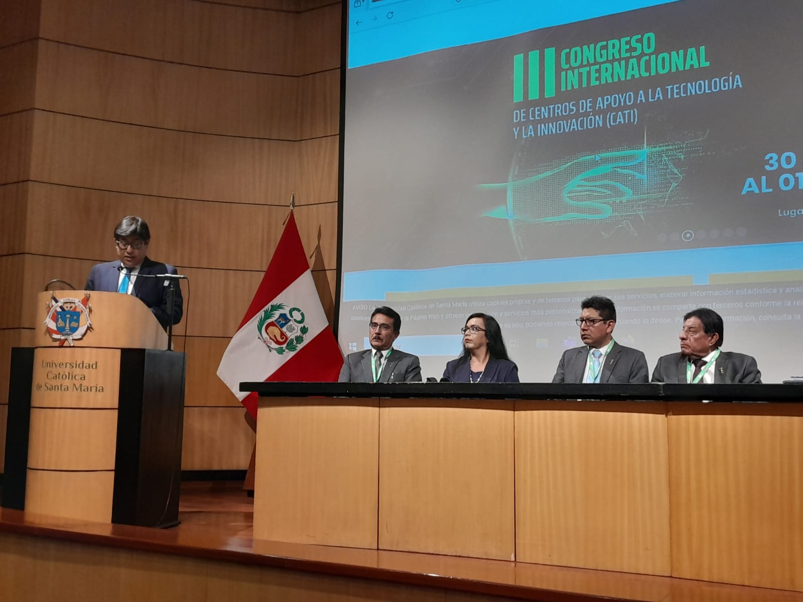 El Indecopi y la Universidad Católica de Santa María de Arequipadesarrollan el III Congreso de la Red Nacional CATI Perú