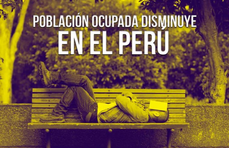 Población ocupada disminuye en el Perú