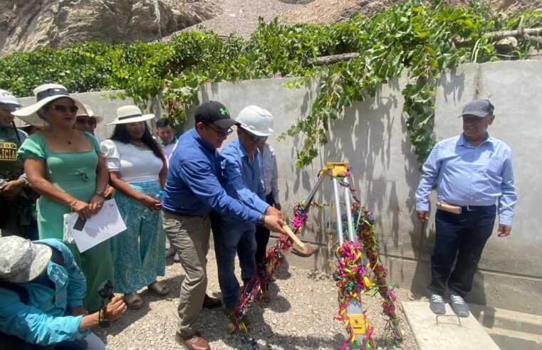 Inauguraron obras de agua para más de 400 familias en Corire