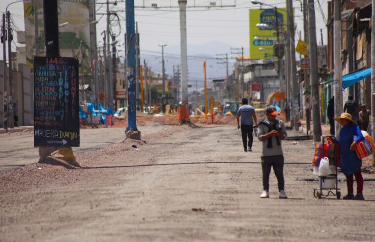 Avanzan los trabajos de mejoramiento de la Av. Jesús