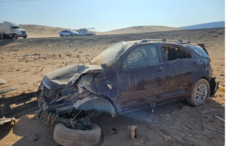 Una persona de 70 años fallece en volcadura de vehículo en Camaná