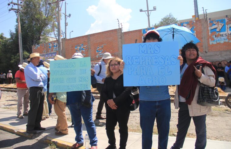 Asociación de regantes de La Joya denuncian mala distribución de agua