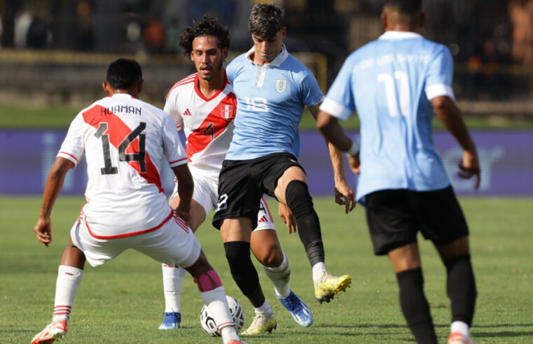 Uruguay despide a Perú con goleada del Preolímpico Sub-23