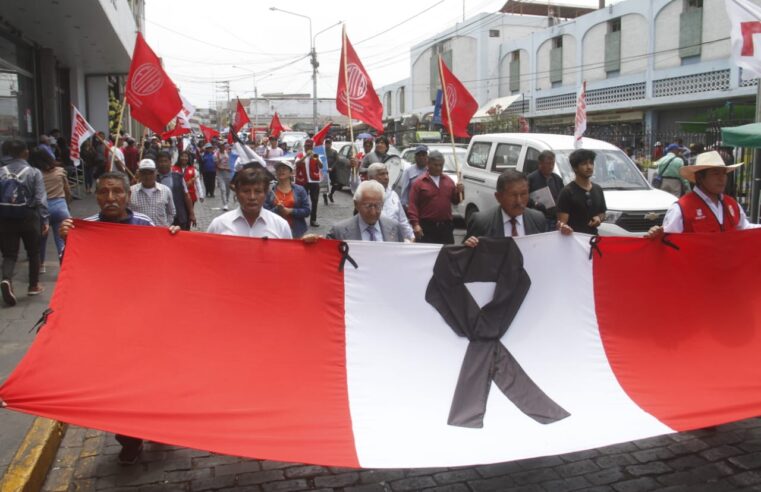 FDTA realizó marcha por calles céntricas de la ciudad