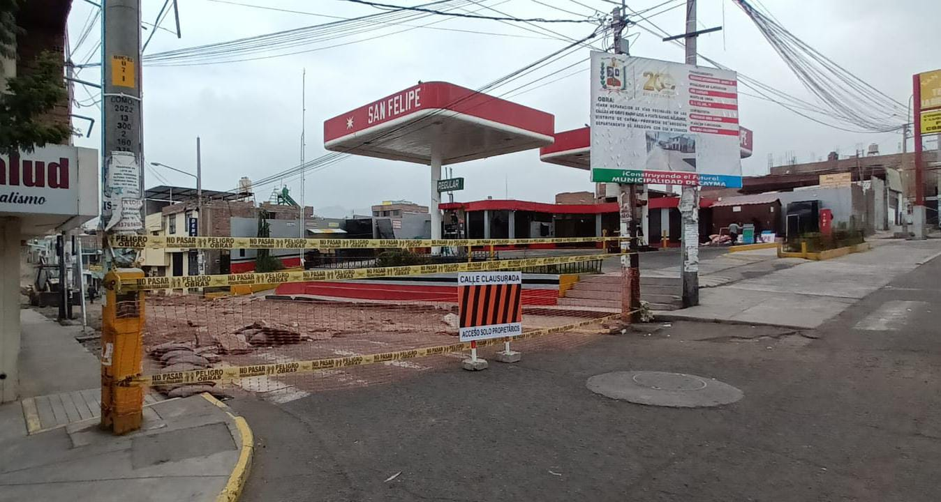 Inician en Cayma asfaltado de vía de interconexión