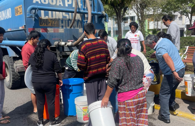 Abastecimiento de agua potable peligra por huaicos en Arequipa