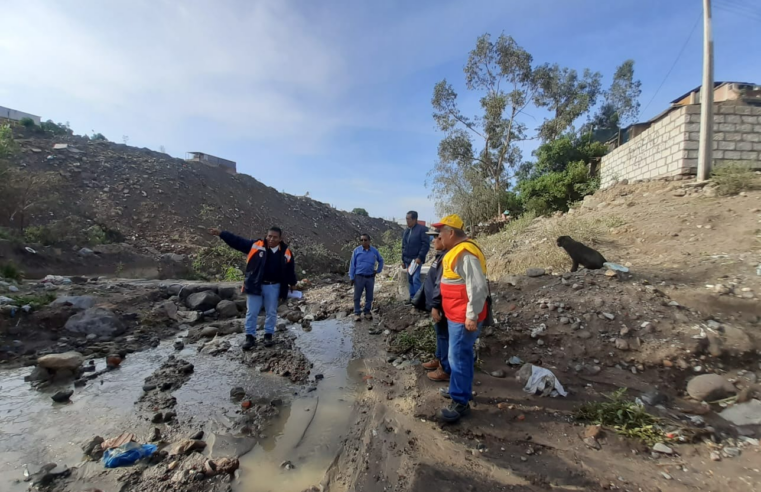 En Cayma evalúan impacto de intensas precipitaciones