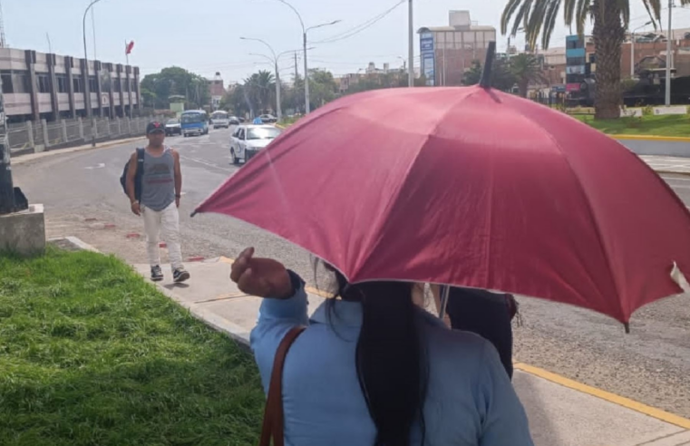 Registrará temperaturas de 33°C y sensación térmica de 35°C