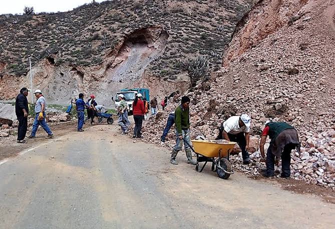 Con faena comunal repararán la vía Chuquibamba – Cotahuasi