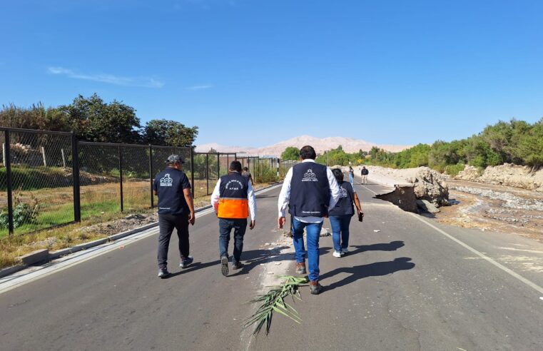 Ríos se desbordaron afectando carretera y servicio de agua potable