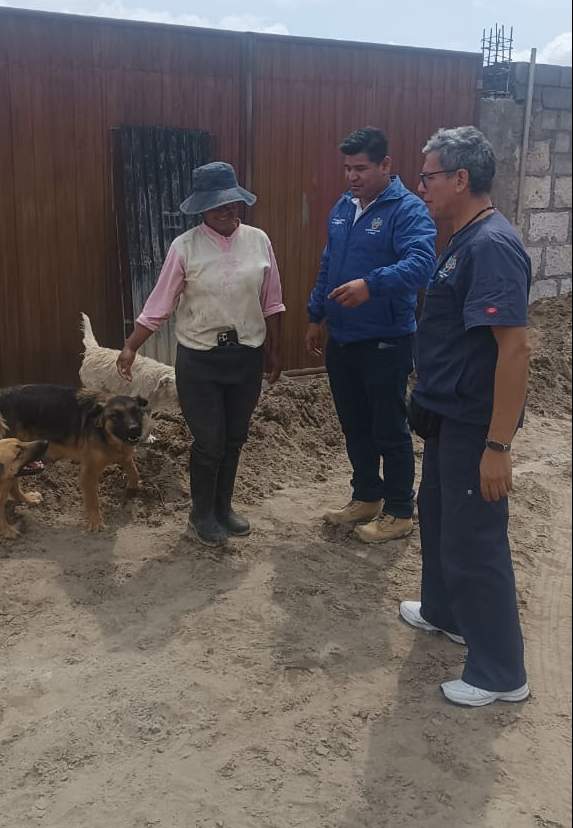 MPA entrega ayuda al centro canino afectado por lluvias