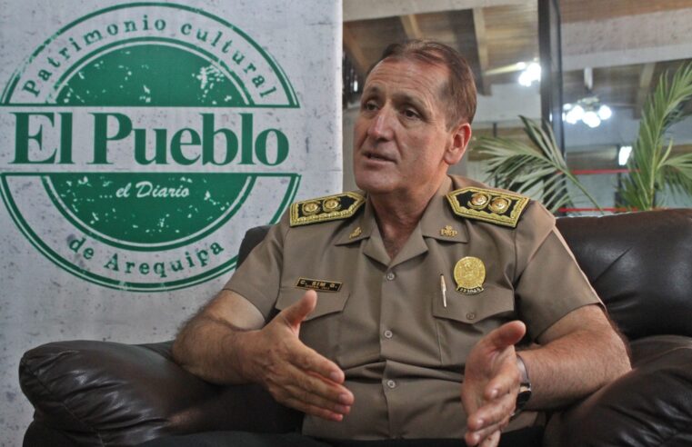 “La Policía asume el compromiso de devolverles la paz a los arequipeños”