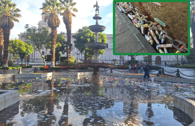 Cuatro toneladas de basura dejaron las celebraciones por San Valentín