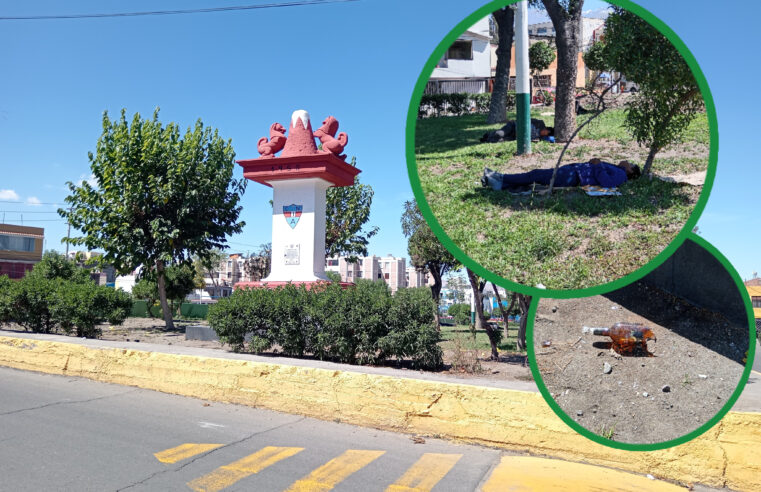 Arequipa: Parque Leoncitos amanece con borrachos y drogadictos