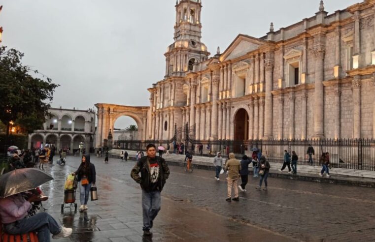 Arequipa continuará registrando lluvias durante la semana