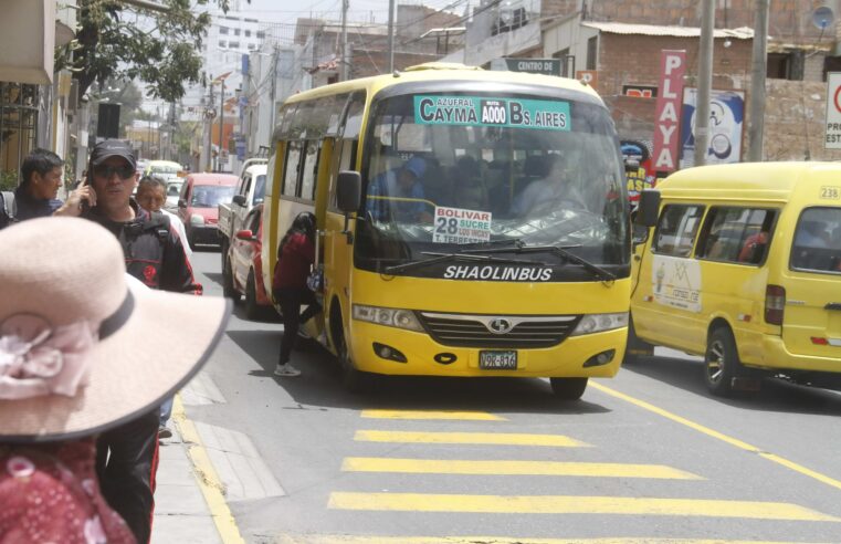 Empresa SIT en Cayma debería tener 245 buses y sólo acredita 18