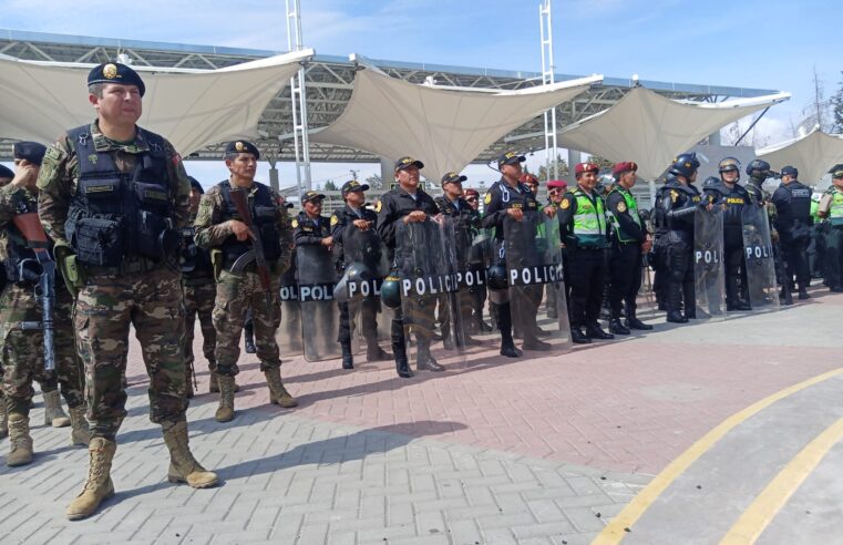 Arequipa: Unos 900 policías resguardarán la ciudad durante el APEC