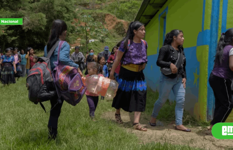 Migrantes huyen de Chiapas para evitar el reclutamiento