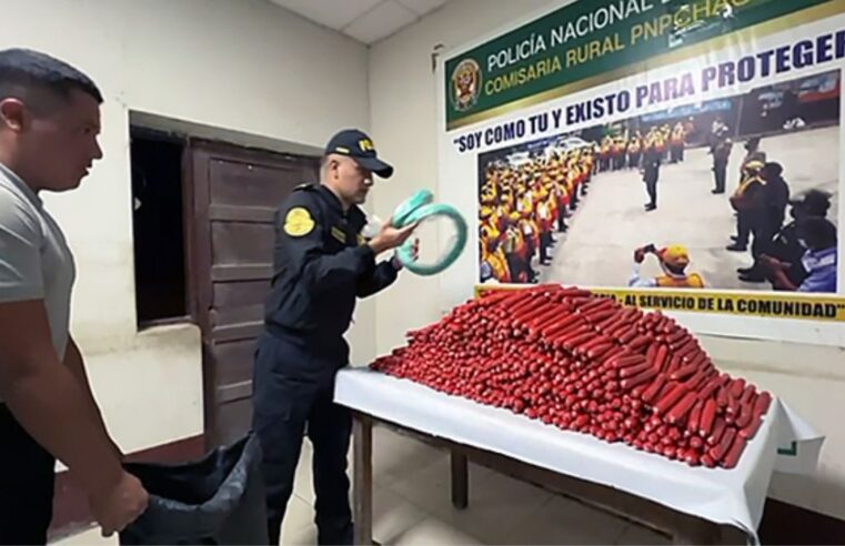 La Libertad: Policía decomisa 1500 cartuchos de dinamita usados en minería ilegal