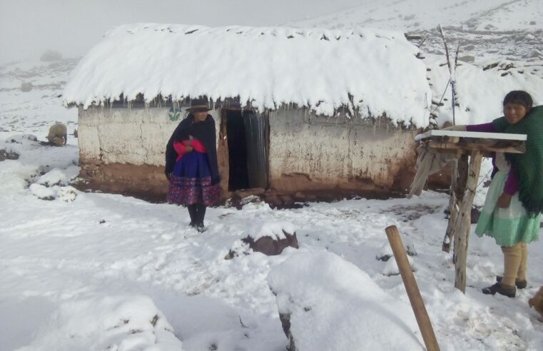 Lluvias, nieve y granizo en la sierra centro ponen en riesgo 216 distritos