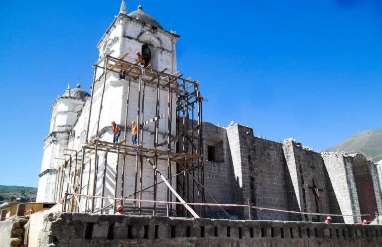 Cuestionan celeridad en mantenimiento a los templos de Caylloma