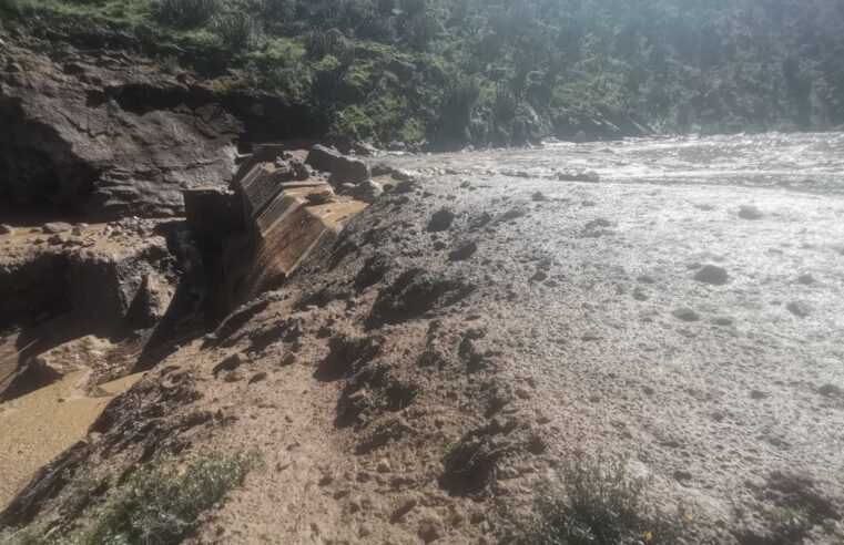 Lluvias intensas en Huambo causan daños al túnel 27 Majes Siguas I