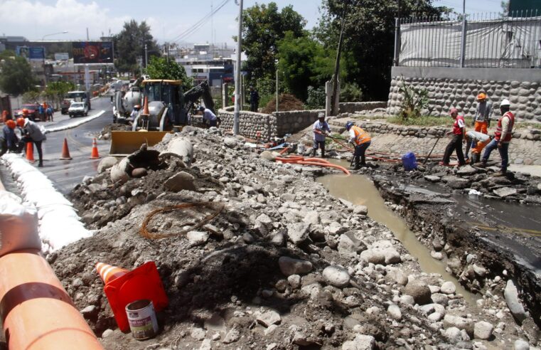 Desgaste de tubería produjo cierre de puente San Martín