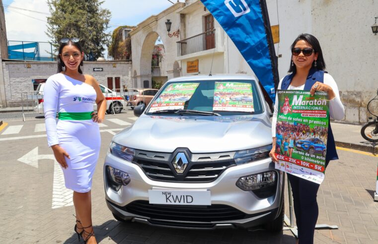 Sortearán nuevamente auto de la maratón Virgen de la Candelaria