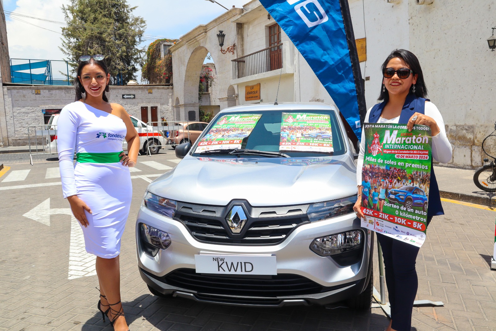 Sortearán nuevamente auto de la maratón Virgen de la Candelaria