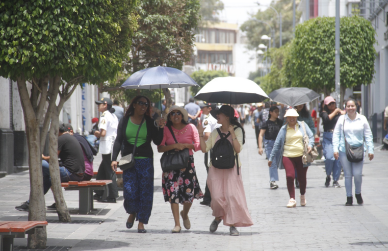 Lluvias se alejan de Arequipa y aumentarán las temperaturas