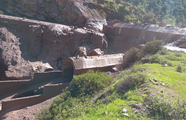 Túnel 27 de Majes-Siguas I en riesgo de colapsar por lluvias 