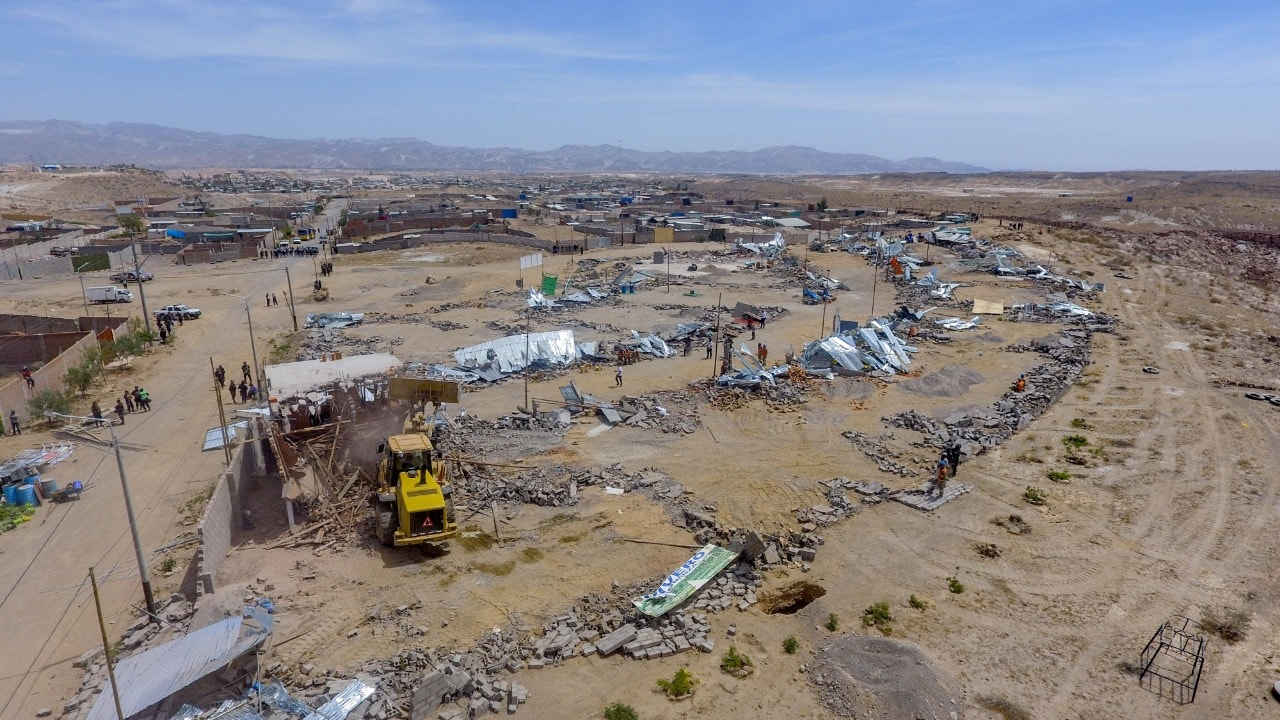 Continuarán con recuperación de terrenos invadidos en Cono Norte