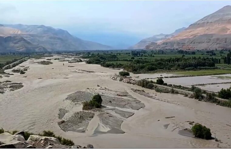 Río Majes en alerta roja por incremento del caudal