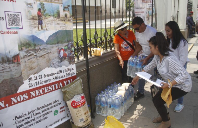 Lanzan campaña de solidaridad en favor de pobladores de La Unión