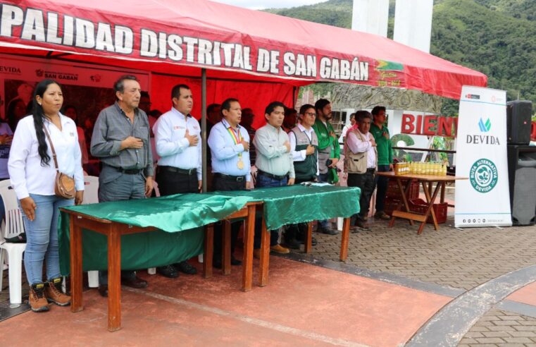 Devida destina más de S/ 4 millones a San Gabán