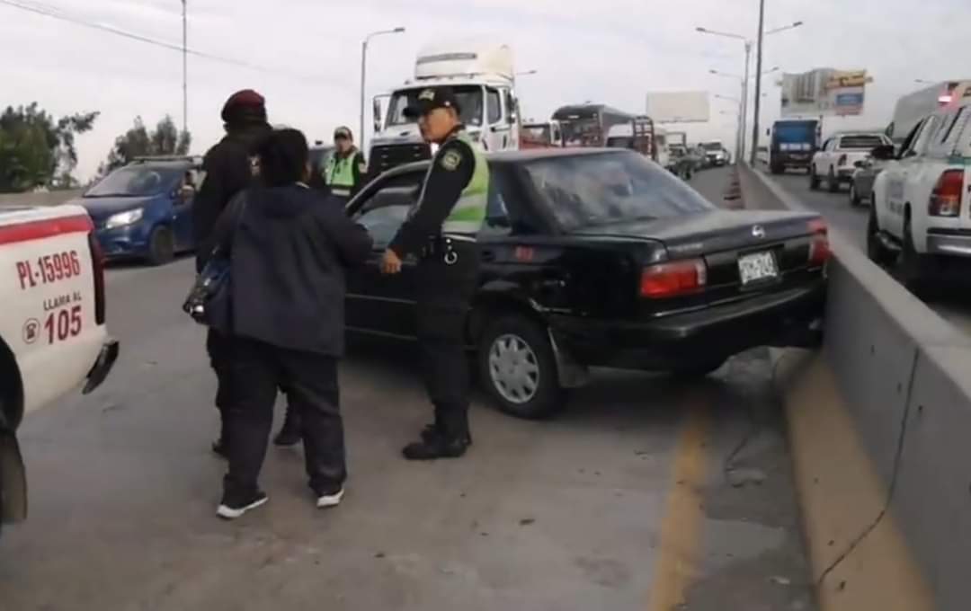 Policía estaría implicado en accidente de tránsito en Variante de Uchumayo