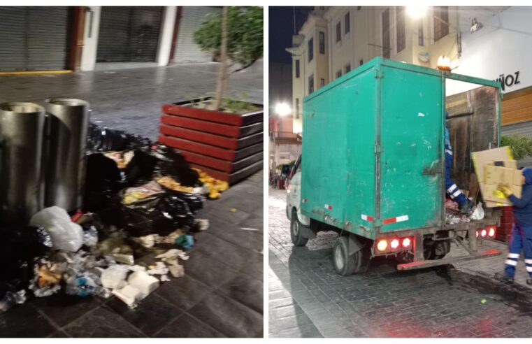 Comerciantes convierten a la calle Mercaderes en basurero