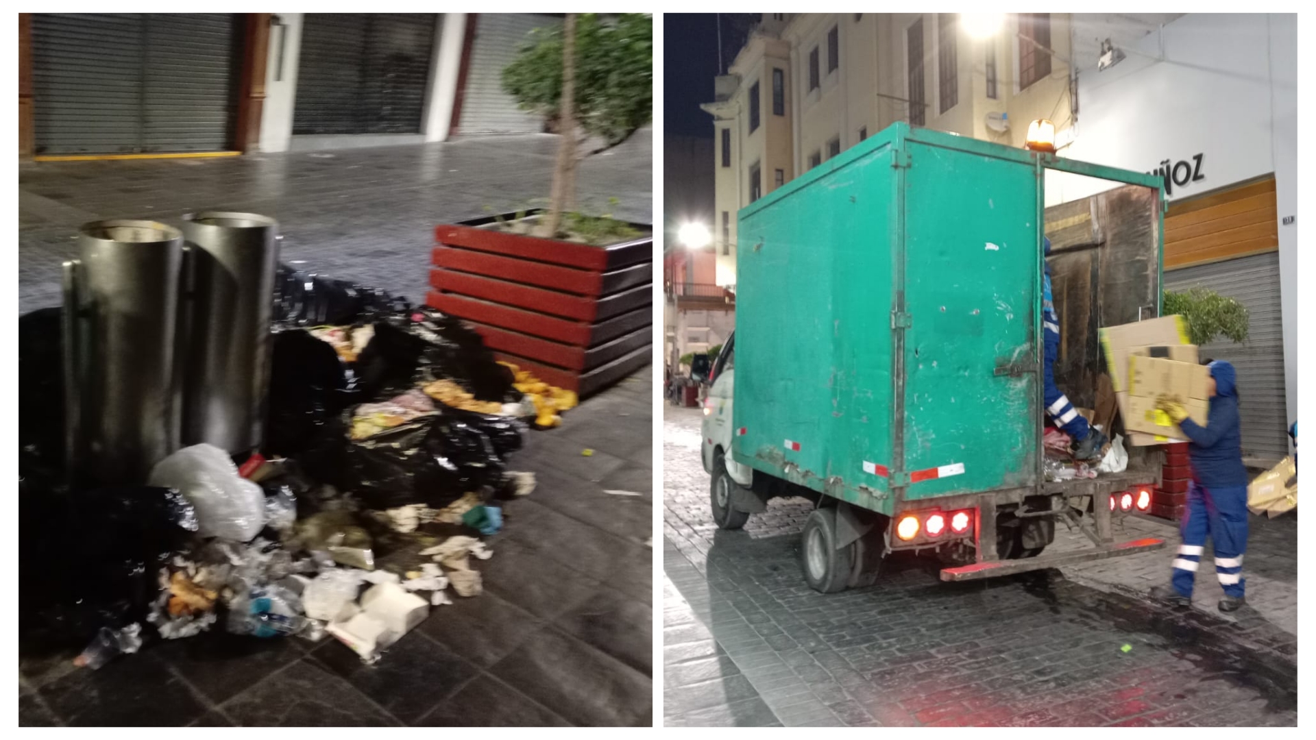 Comerciantes convierten a la calle Mercaderes en basurero