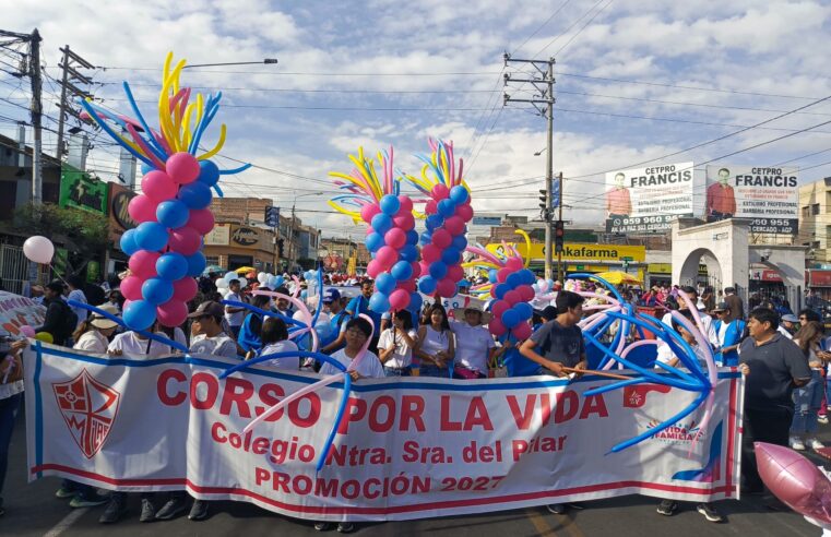 Masiva participación en el Corso por la Vida y la Familia