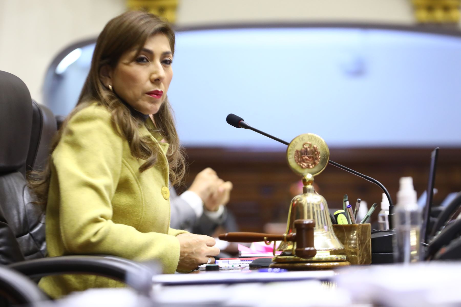 Lady Camones negó que se pretenda sacar a presidente del JNE