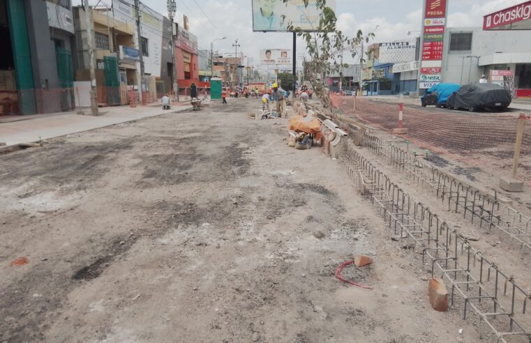 Obras de Av. Jesús tienen mayor plazo y presupuesto subió de 9 a S/ 16 millones