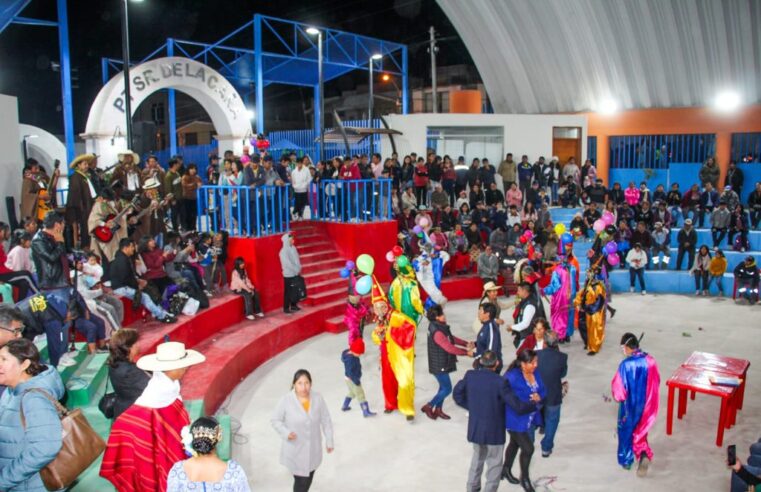 En Cayma celebran puesta en funcionamiento del Parque Temático
