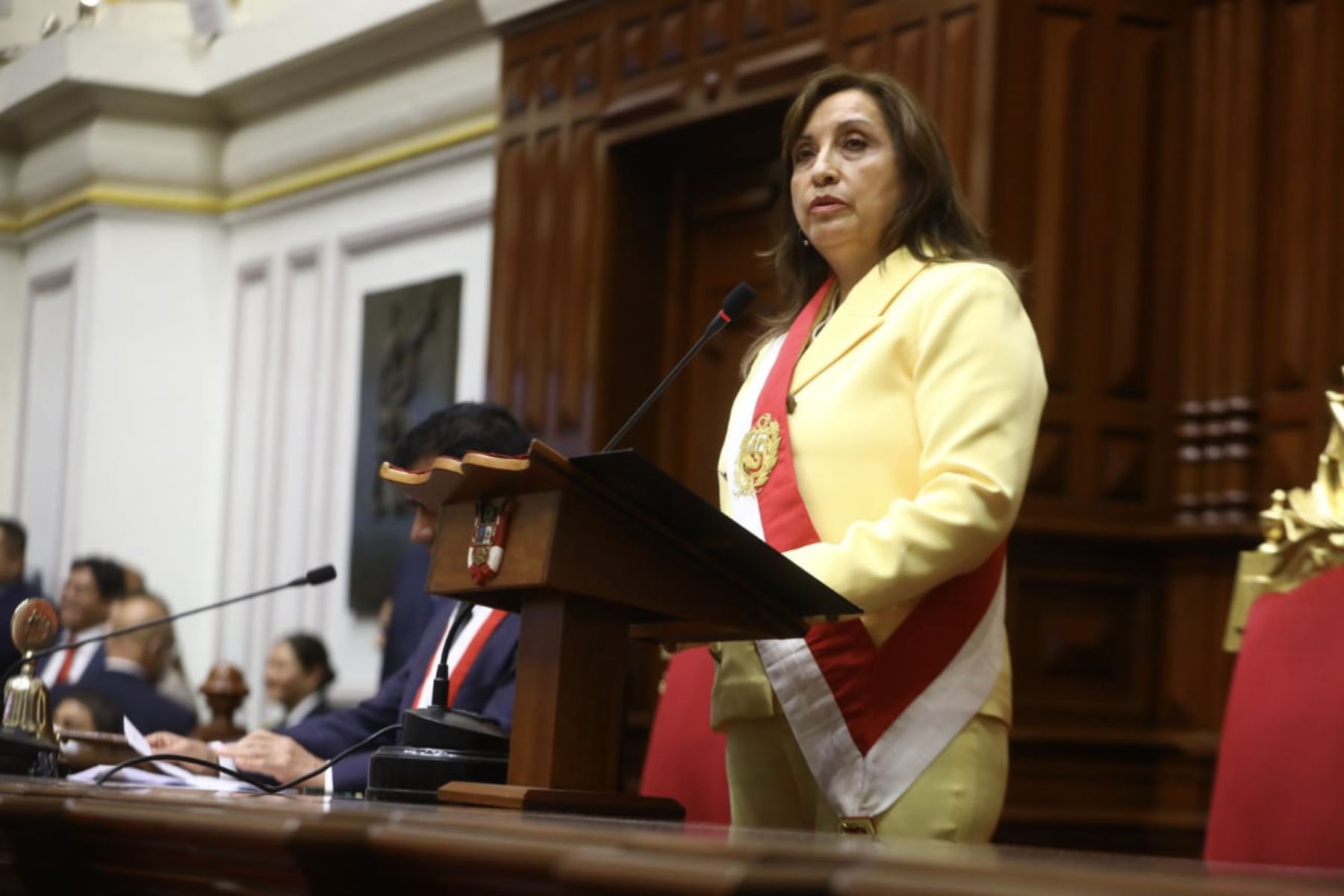 Boluarte se reunió con Mesa Directiva del Congreso en Palacio