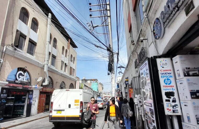 Cableado expuesto en el Cercado requiere autorización de OEFA