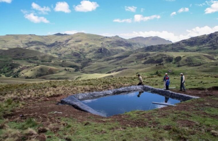 Inicia construcción de 92 qochas en beneficio de 2 mil familias