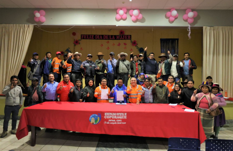 Ratifican que fondo minero aportará S/ 1.1 millones anuales a  Coporaque