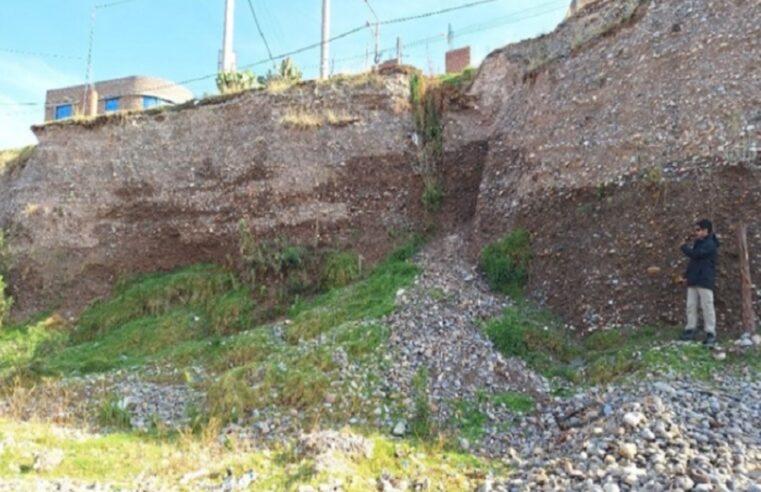 Ingemmet identificó continuos derrumbes en barrio Buenos Aires de Chupaca