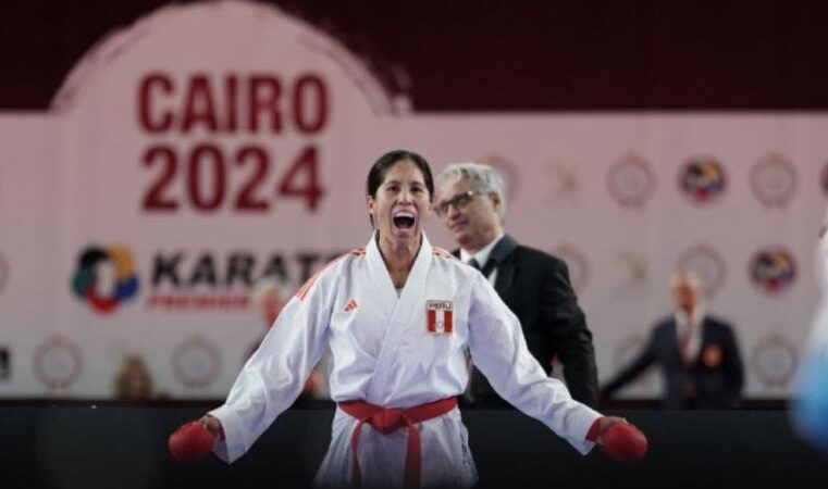 ¡Orgullo peruano! Alexandra Grande ganó medalla de bronce en Prime League de karate