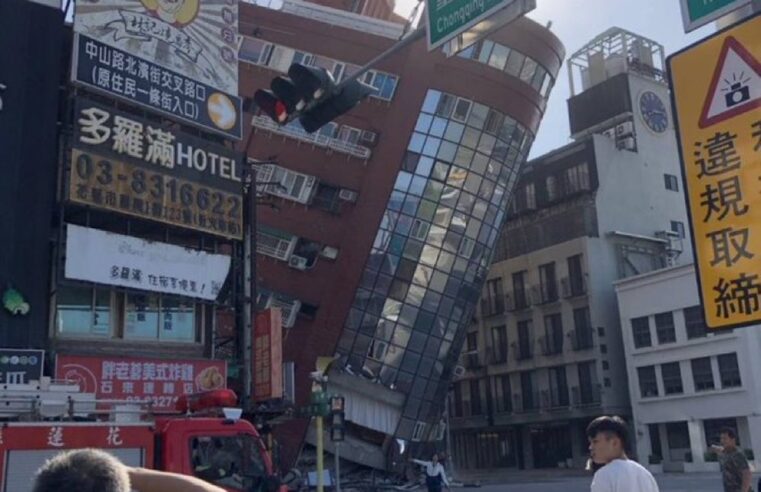 Fuerte terremoto en la costa de Taiwán cerca del sur de Japón