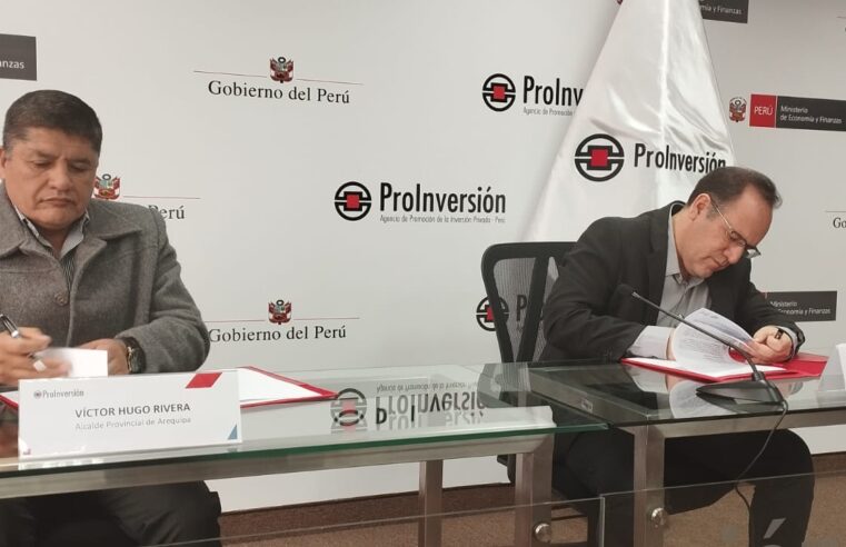 ProInversión y MPA acuerdan impulsar infraestructura en Arequipa